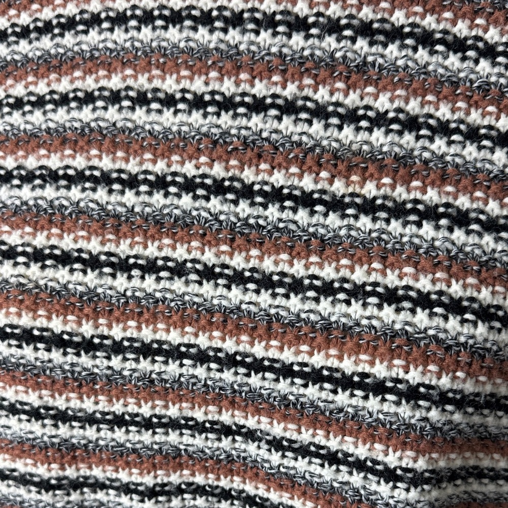 CABIN CREEK Fisherman’s Knit VTG Striped Sweater Size L 90’s Y2K Eclectic Retro - Picture 2 of 7